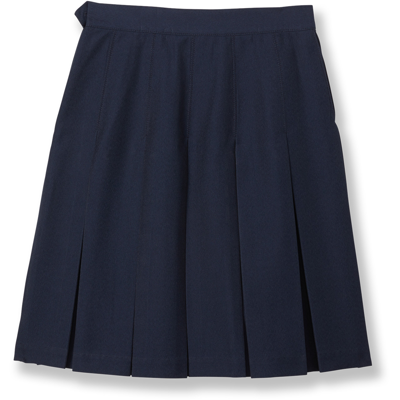 MADISONBLUE Chino Pleated Skirt サイズ2 Box Pleat Skirt [TX128-505-99-SA BLUE] - FlynnO'Hara Uniforms