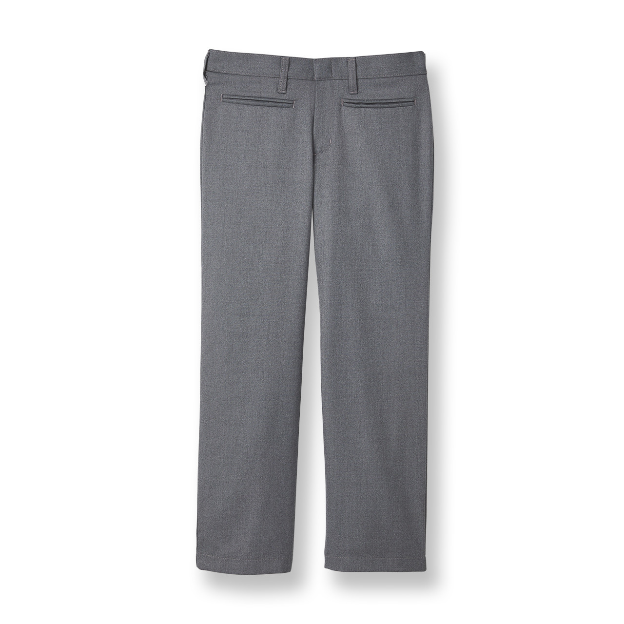 Flat Front Mid Rise Slacks [PA773-7107-GREY] - FlynnO'Hara Uniforms