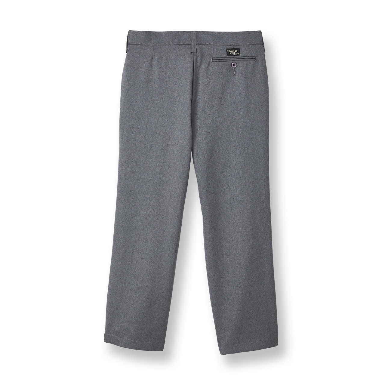 Flat Front Mid Rise Slacks [PA773-7107-GREY] - FlynnO'Hara Uniforms