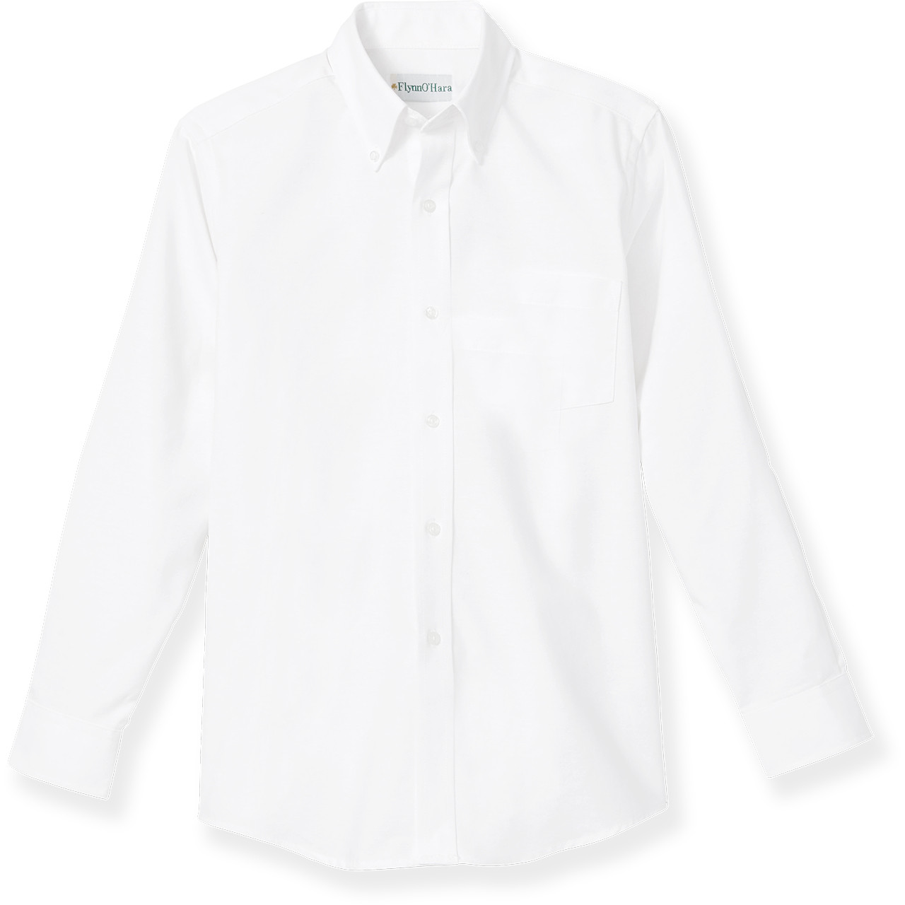 Long Sleeve Oxford Shirt with embroidered logo