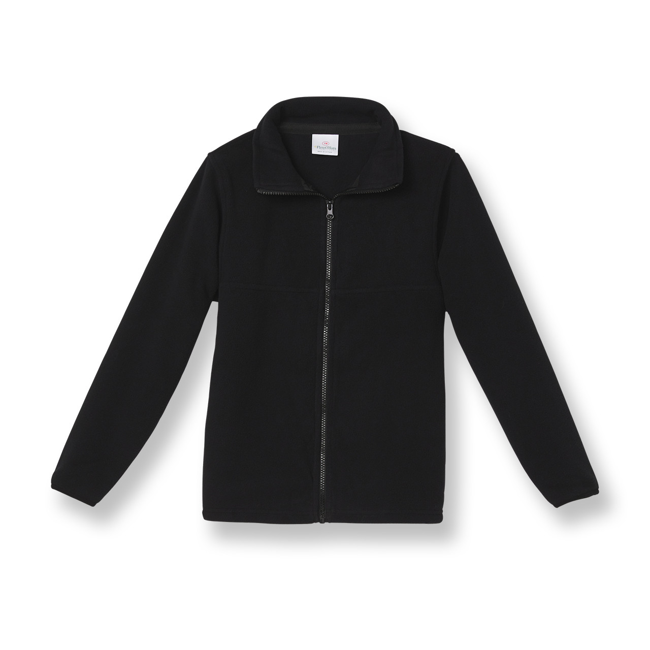 Full-Zip Fleece Jacket with embroidered logo [NJ701-SA2500-BLACK