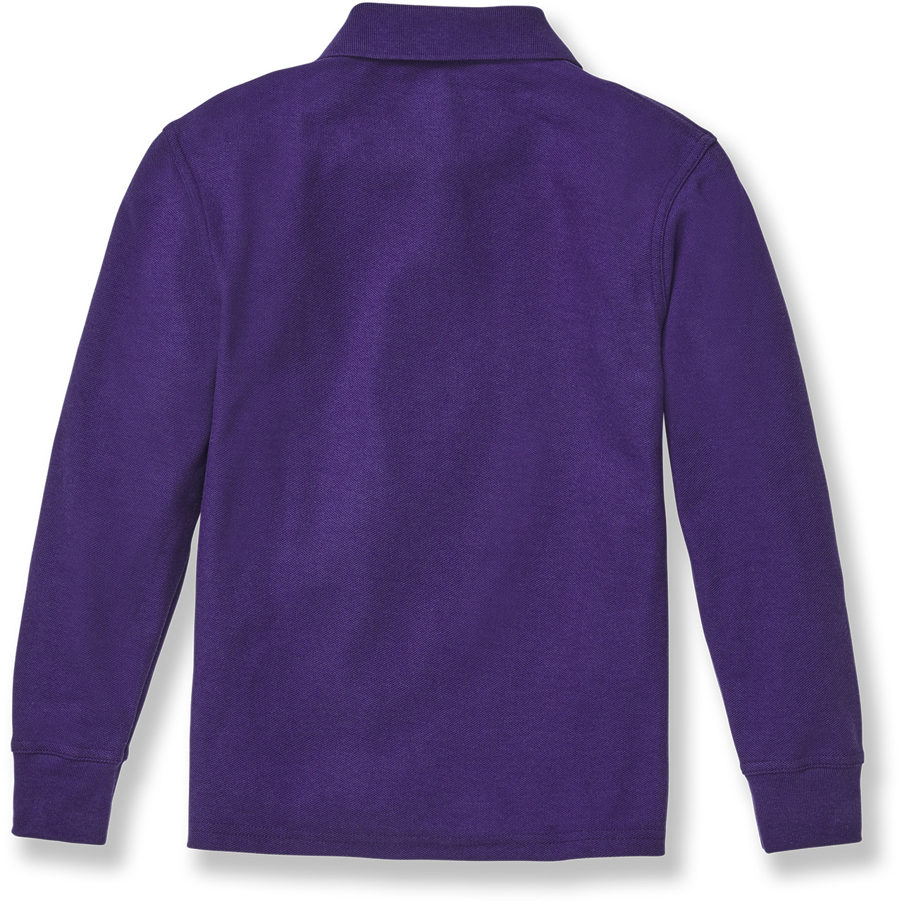 Long Sleeve Polo Shirt [AK020-KNIT-LS-PURPLE] - FlynnO'Hara Uniforms