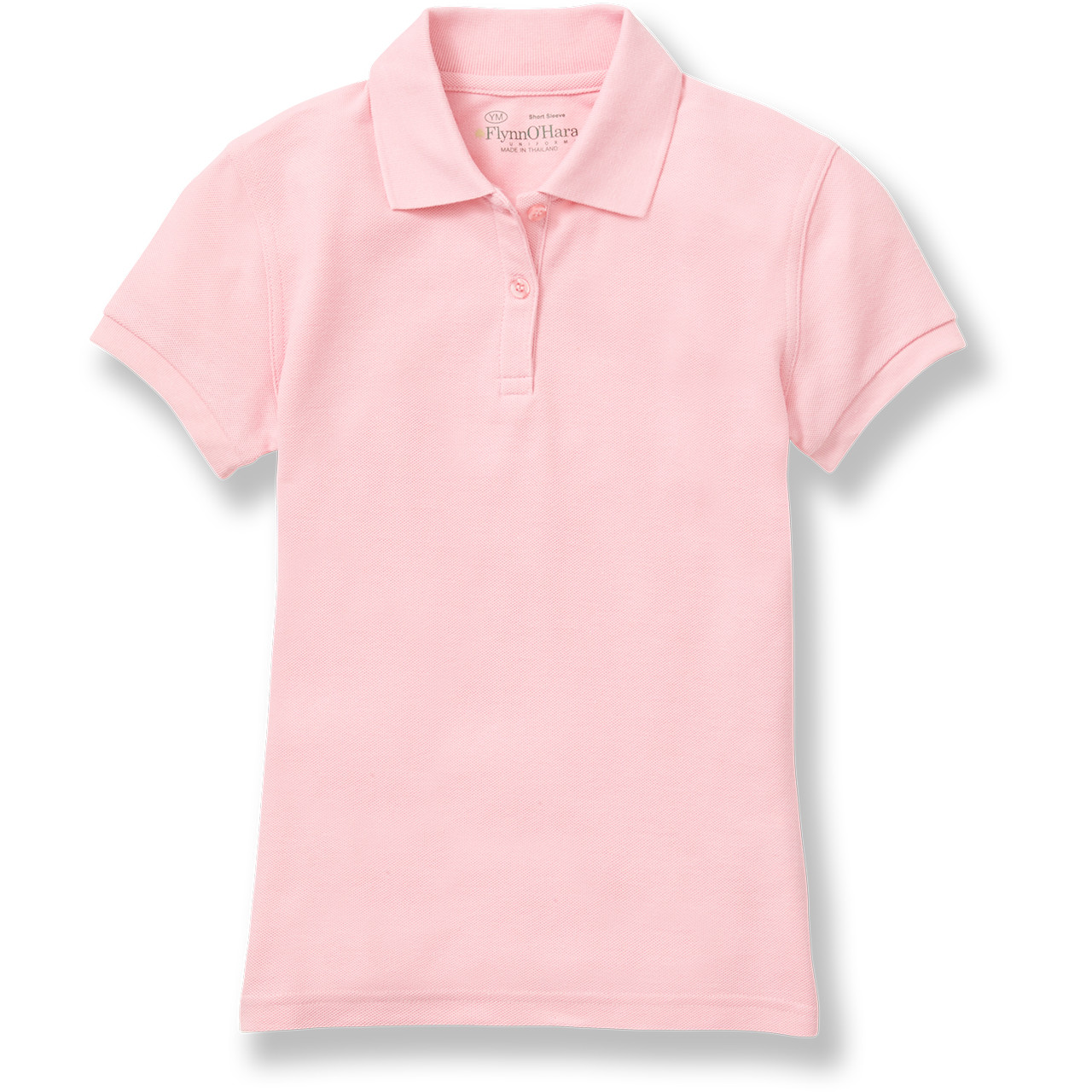 logo embroidery pleats polo op ピンク logo embroidery pleats polo op – BUNNY APARTMENT