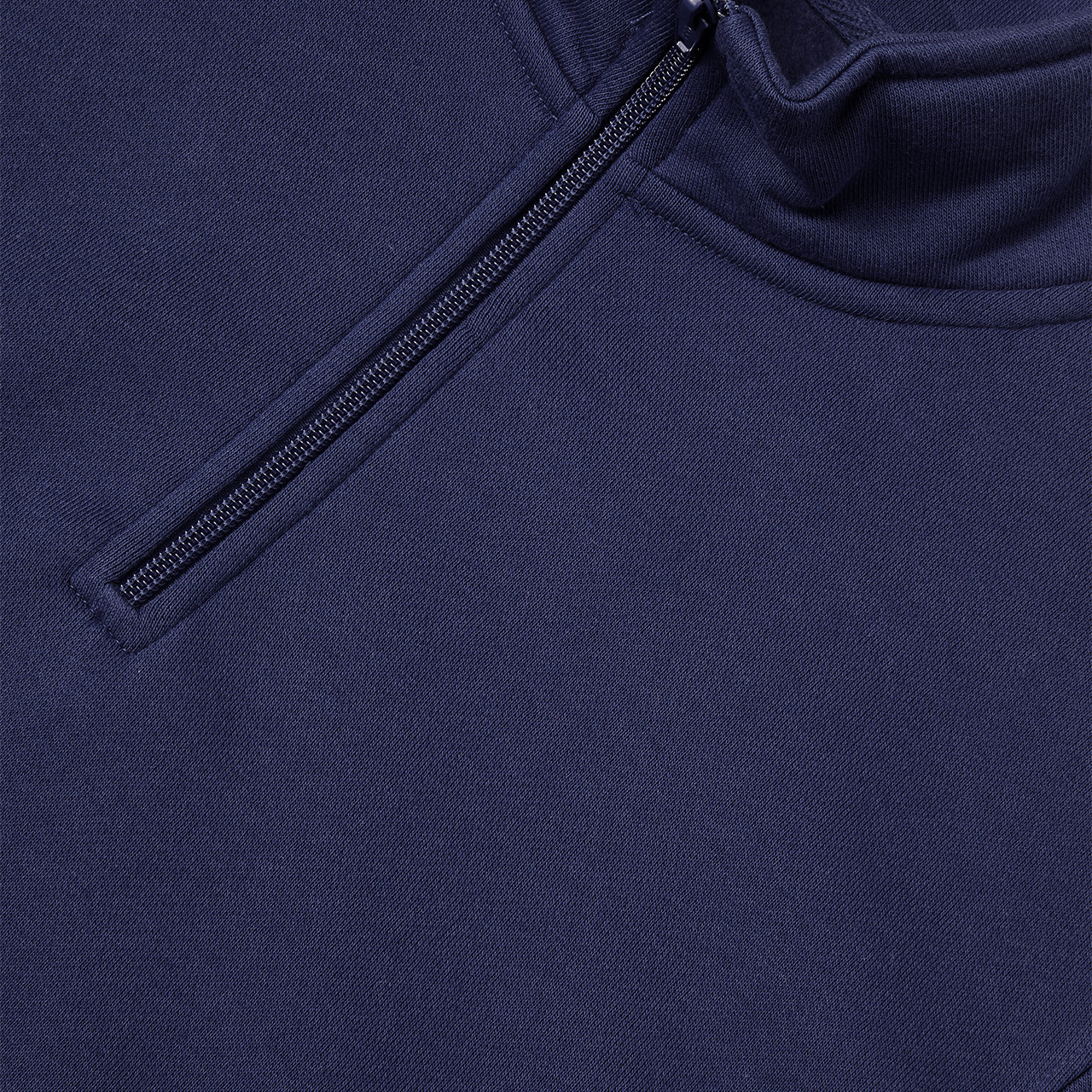 1/4 Zip Sweatshirt [TX044-ST253-NAVY] - FlynnO'Hara Uniforms