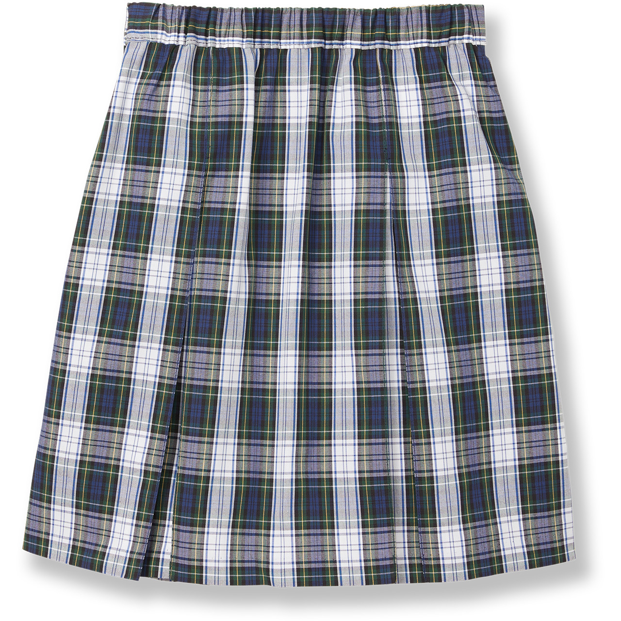 Pleated Skirt with Elastic Waist [NC040-34-80-NV/GR/WH