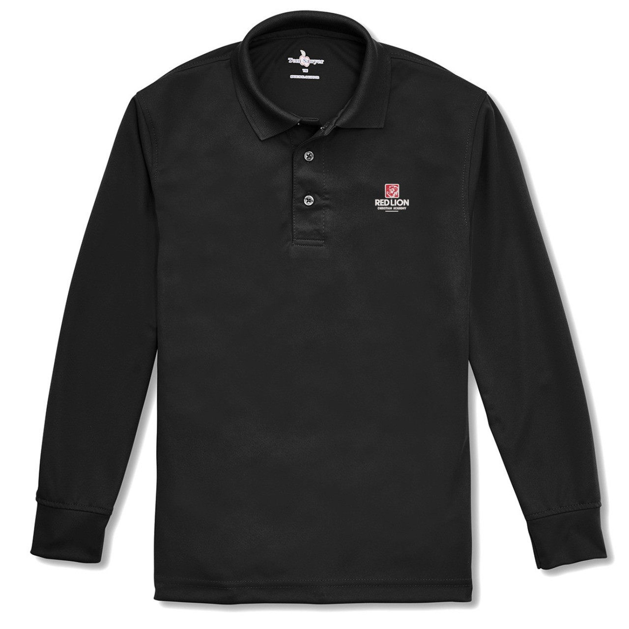 Long Sleeve Performance Polo Shirt with embroidered logo [DE042