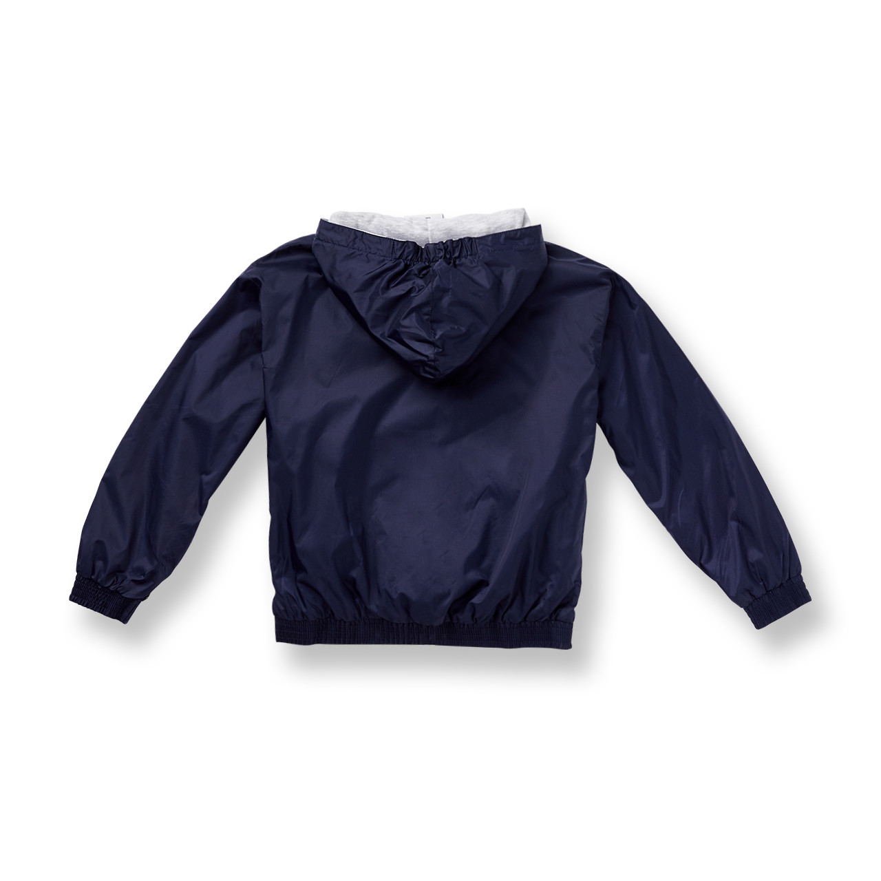 Nylon Shell Jacket with Hood with embroidered logo [TX047-3277/HRO-NAVY]