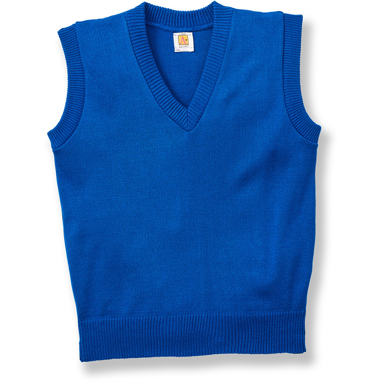 V-Neck Sweater Vest with heat transferred logo [NY213-6600/PAI