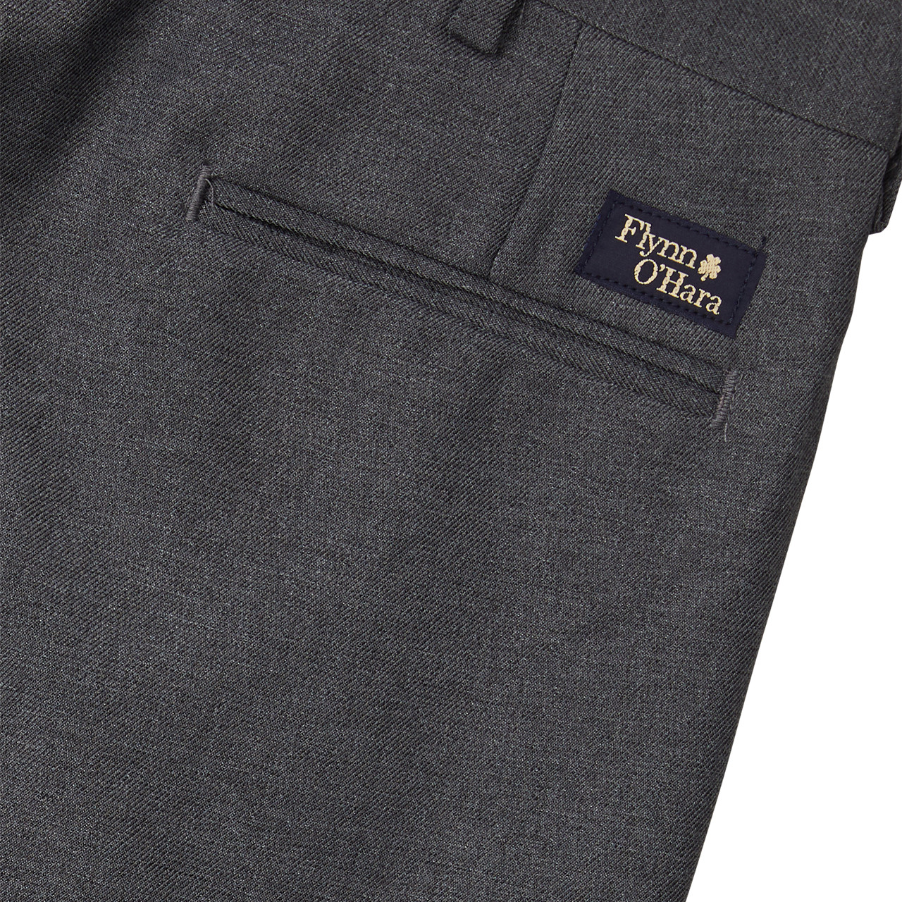 Polyester Dress Pants [NJ732-TWILL-SA CHAR] - FlynnO'Hara Uniforms