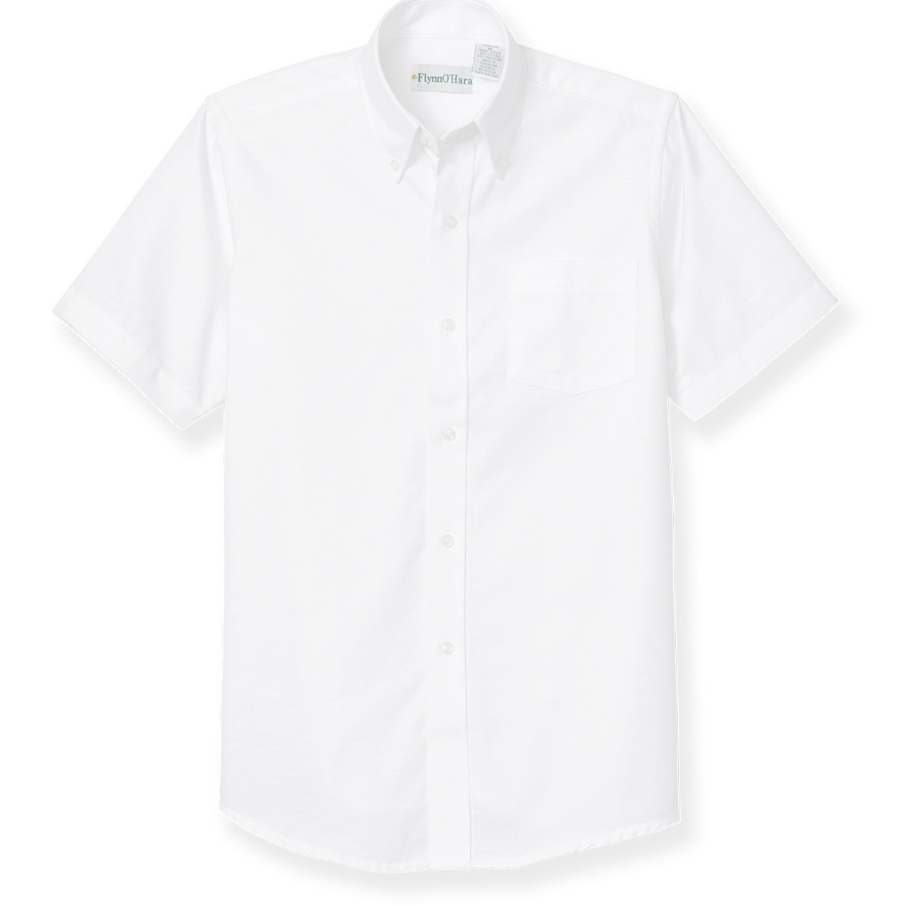 Short Sleeve Oxford Shirt [PA521-OXF-SS-WHITE] - FlynnO'Hara Uniforms