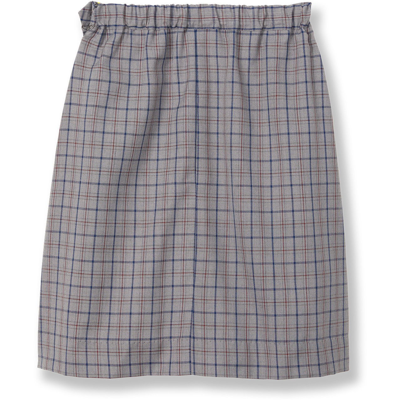 Pleated Skirt with Elastic Waist [NY556-33-11PNP-GY PLD] - FlynnO