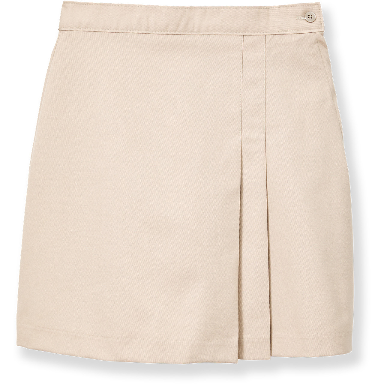 2 Pleat Skort [NJ769-2653-KHAKI] - FlynnO'Hara Uniforms