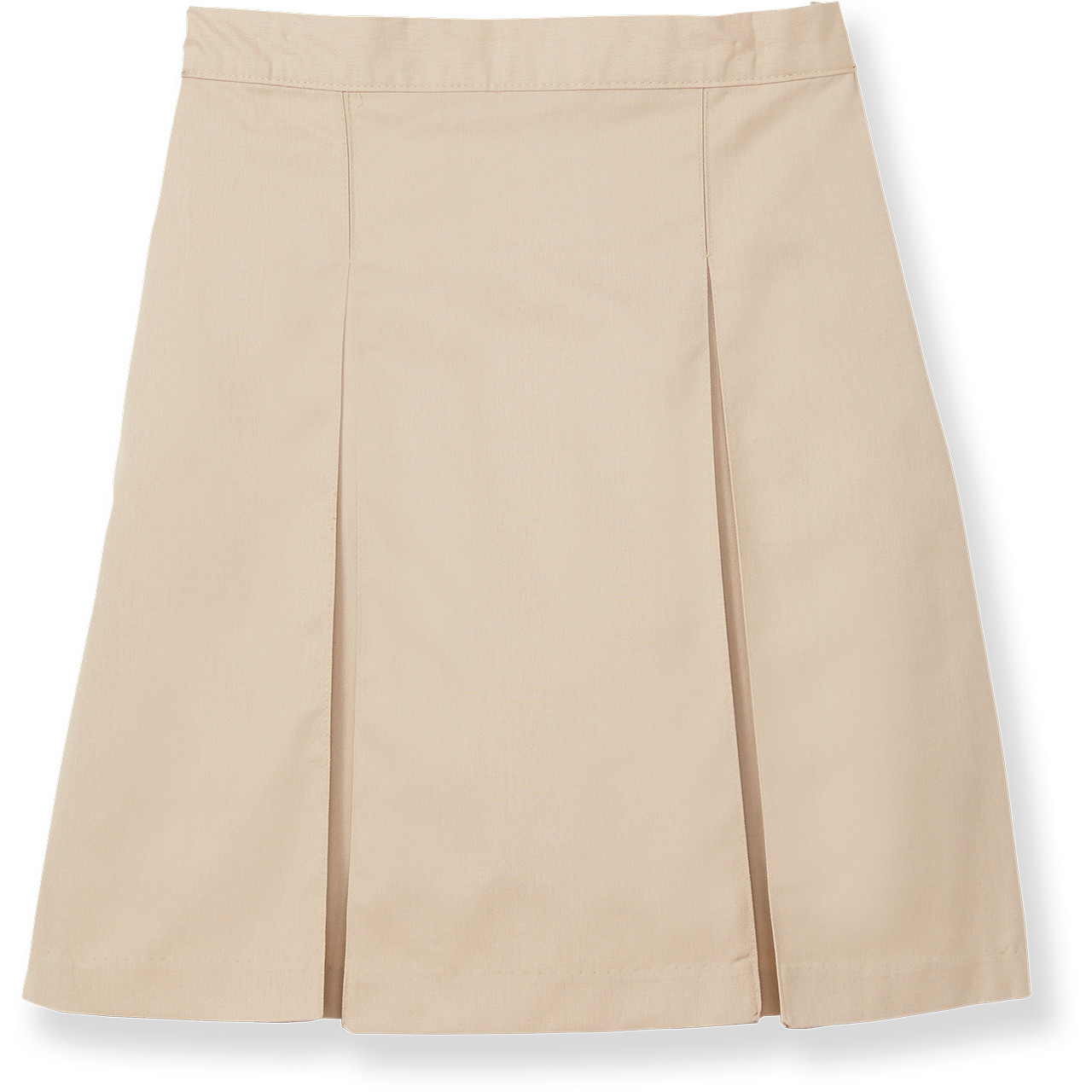 Pleated Skirt with Elastic Waist [PA423-34-4-KHAKI] - FlynnO