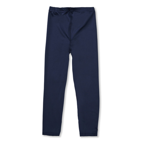 Poly/Spandex Leggings with heat transferred logo [PA238-6218/WMA-NAVY]