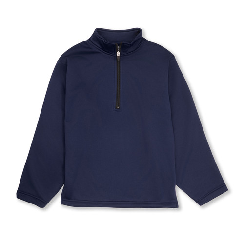 1/4-Zip Performance Fleece Pullover with embroidered logo [VA089-6133/TAW-NAVY]