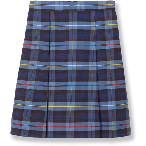 Pleated Skirt with Elastic Waist [PA186-34-41-BLUE PLD]