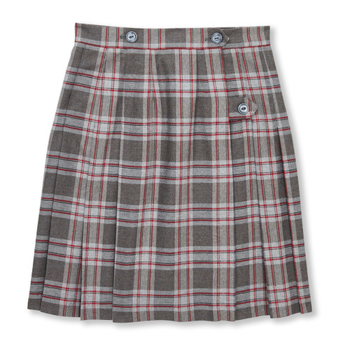 Wrap-around Kilt [MD079-503-13-GY/RD PL]