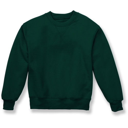 Heavyweight Crewneck Sweatshirt with heat transferred logo [VA037-862-HUNTER]