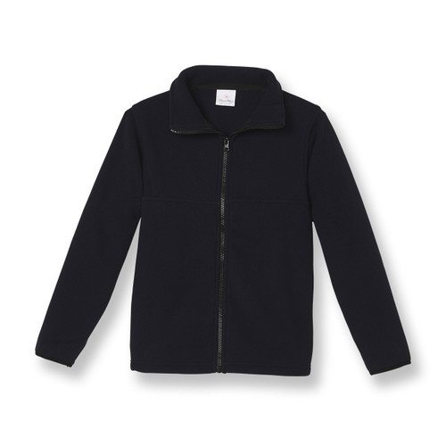 Full-Zip Fleece Jacket with embroidered logo [AL003-SA2500-NAVY]