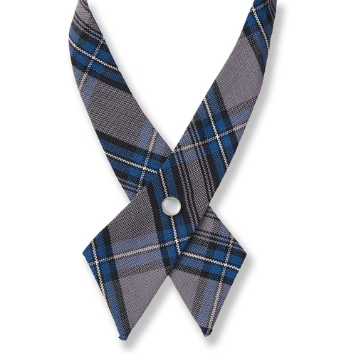 Girls' Criss-Cross Tie [MD252-C/C-47-BLUE/GY]