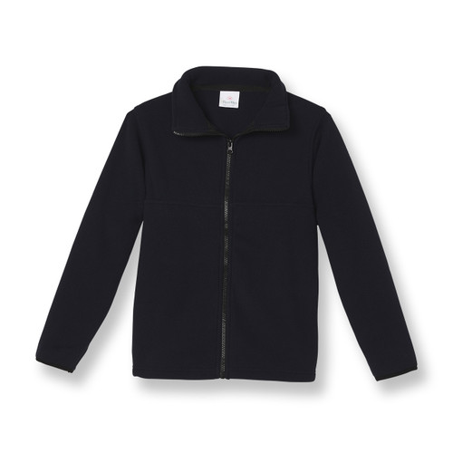 Full-Zip Fleece Jacket with embroidered logo [MD001-SA25/BSS-NAVY]