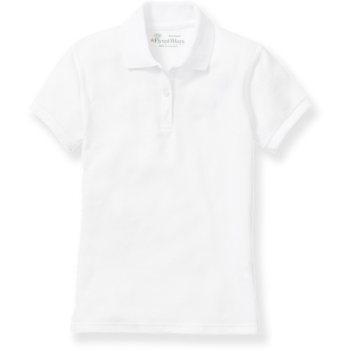 Ladies' Fit Polo Shirt with embroidered logo [TX011-9708-DAT-WHITE]