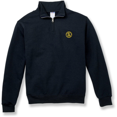 1/4 Zip Sweatshirt with embroidered logo [NY819-995/FBH-NAVY]