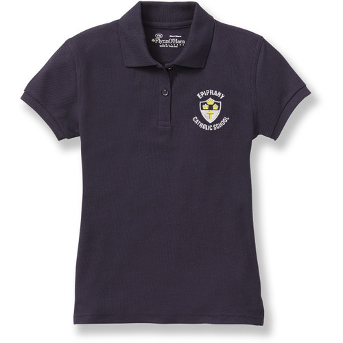 Ladies' Fit Polo Shirt with embroidered logo [FL048-9708-EPI-DK NAVY]
