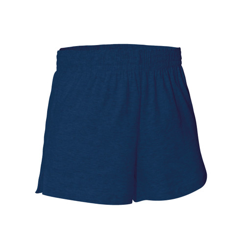 Jersey Knit Shorts with heat transferred logo [PA262-B037-AIS-NAVY]