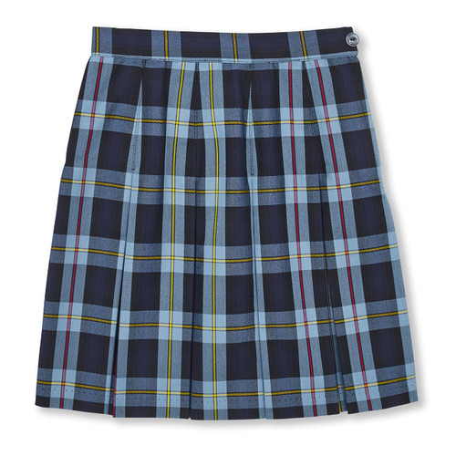 Box Pleat Skirt [TX177-505-222-BLUE PLD]