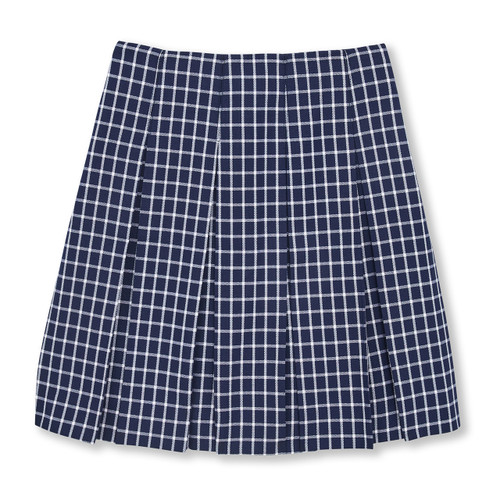 8 Pleat Skirt [TX184-3612-28-NV/WH]