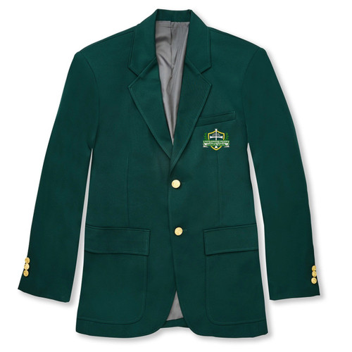 Adult Polyester Blazer with embroidered logo [VA303-MENS/GVB-GREEN]