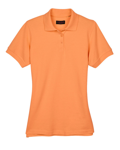 Ladies' Fit Polo Shirt with embroidered logo [NJ005-8530-TH1-TANGERIN]