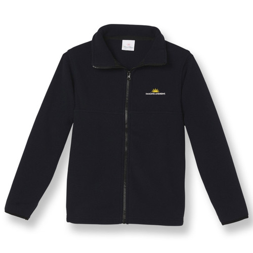 Full-Zip Fleece Jacket with embroidered logo [MD120-SA25/IAP-NAVY]