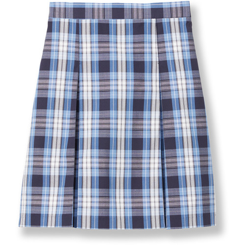 Pleated Skirt with Elastic Waist [TX210-34-76-BL/NV/WH]