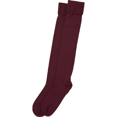 Opaque Nylon Knee-Hi [NY191-OPAQUE-MAROON]