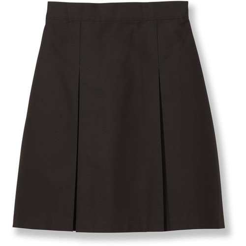 Pleated Skirt with Elastic Waist [TX218-34-4-BLACK]