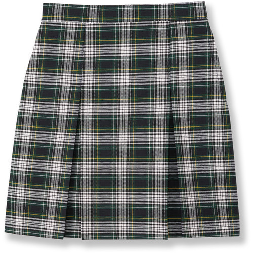 Pleated Skirt with Elastic Waist [OK015-34-61-GRN. PLD]