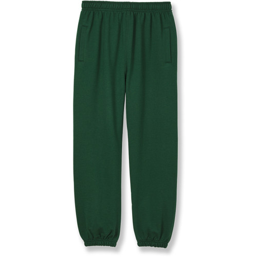 Heavyweight Sweatpants with heat transferred logo [PA328-865-HUNTER]