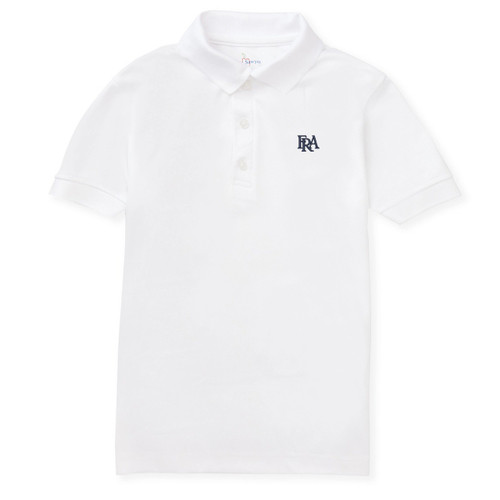 Performance Polo Shirt with embroidered logo [TN013-8500-FRN-WHITE]