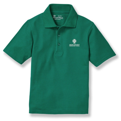 Short Sleeve Polo Shirt with embroidered logo [PA004-KNIT-MHP-HUNTER]