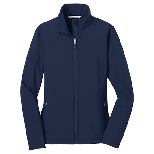Soft Shell Jacket with embroidered logo [NJ107-317/HOC-NAVY]