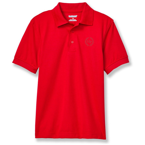 Performance Polo Shirt with embroidered logo [TX218-8500-HYD-RED]