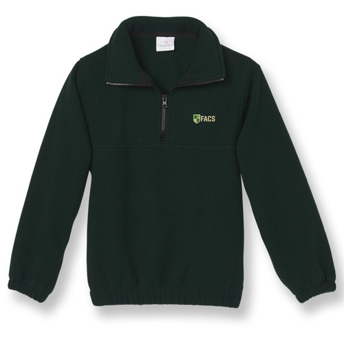 1/4 Zip Fleece Jacket with embroidered logo [TN001-SA19/FIA-HUNTER]