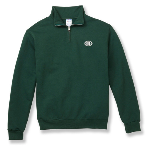1/4 Zip Sweatshirt with embroidered logo [TN009-995/BEA-FOREST]