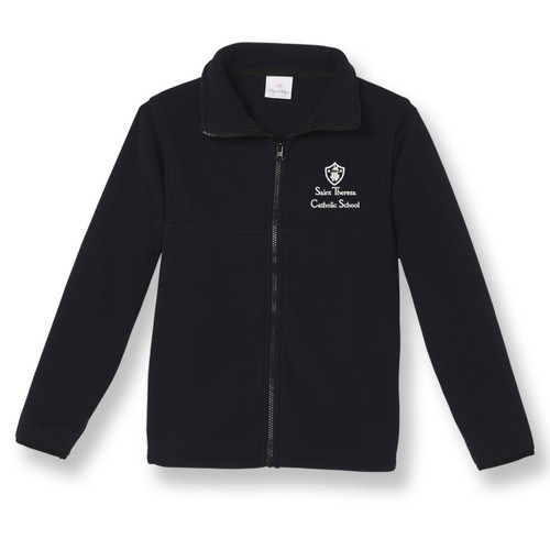 Full-Zip Fleece Jacket with embroidered logo [FL061-SA25/TFL-NAVY]