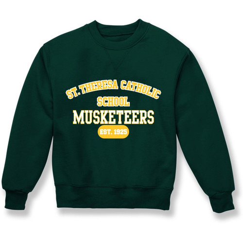 Heavyweight Crewneck Sweatshirt with heat transferred logo [FL061-862/TFL-HUNTER]