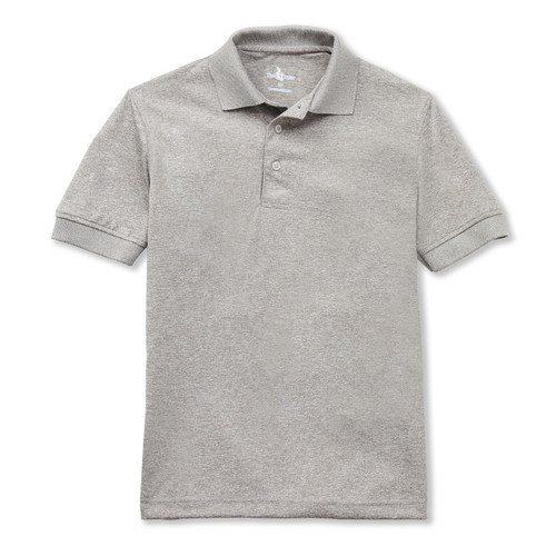 Performance Polo Shirt with heat transferred logo [TX210-8500-GEW-GREY]