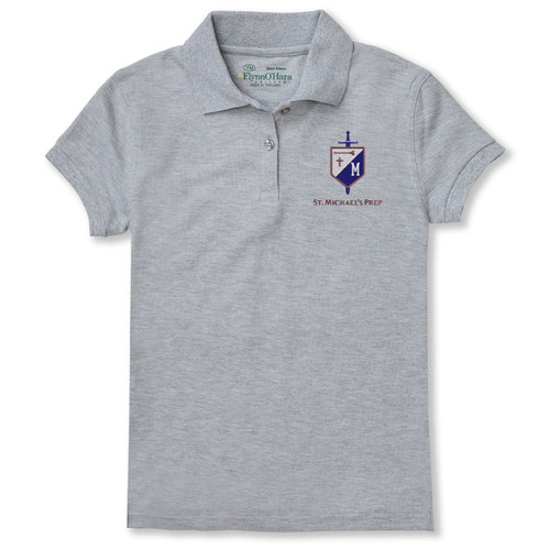 Ladies' Fit Polo Shirt with embroidered logo [TX191-9727-MPA-ASH]