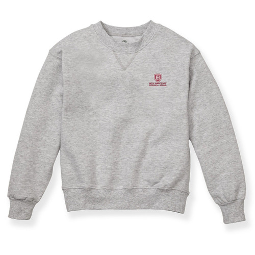 Heavyweight Crewneck Sweatshirt with embroidered logo [GA055-862/HIE-OXFORD]